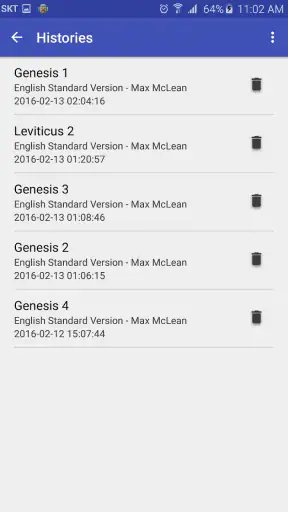 Audio Bible screenshot