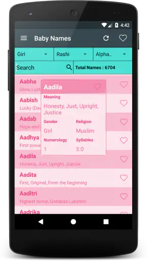Baby Names screenshot