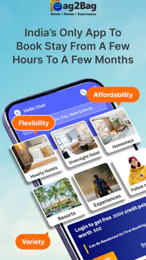 Bag2Bag Hotels, Homes, Resorts screenshot
