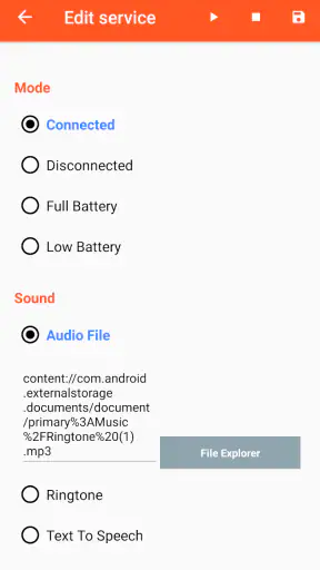 Battery Sound Notification screenshot