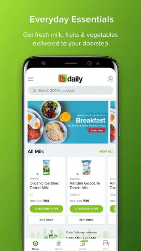 bbdaily: Online Milk & Grocery screenshot