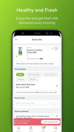 bbdaily: Online Milk & Grocery screenshot