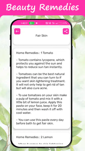 Beauty Tips: Hair & Skin Care screenshot