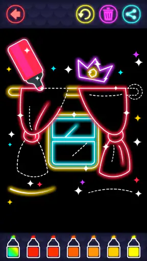 Bedroom Coloring For Kids screenshot