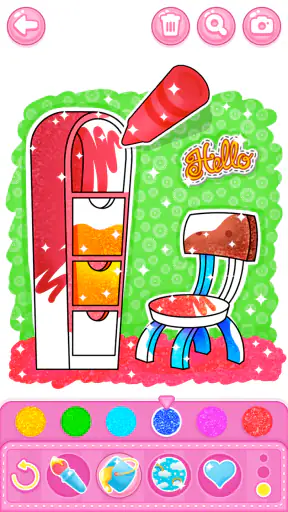 Bedroom Coloring For Kids screenshot