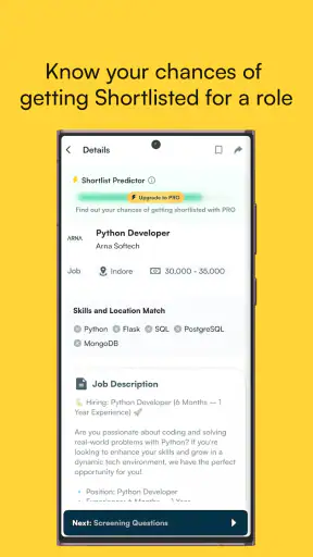 Beep: इंटर्नशिप्स फ्रेशर जॉब्स screenshot