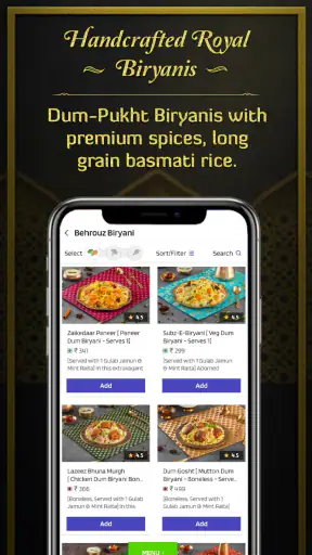 Behrouz Biryani - Order Online screenshot