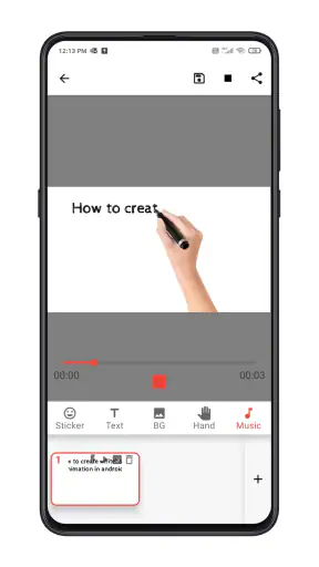 Benime-Whiteboard Video Maker screenshot
