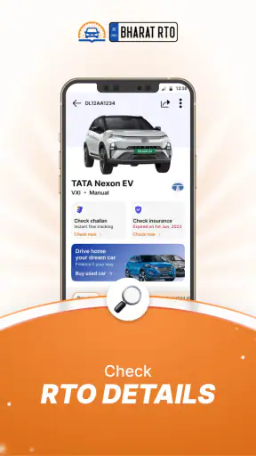 Bharat RTO Car & Bike Info App screenshot