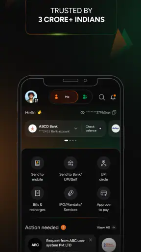 BHIM Bharat's Own Payments App screenshot