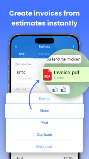 BillUp: Easy Invoice Maker screenshot