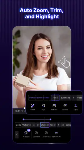 Blink Captions by Vozo AI screenshot