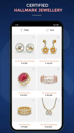 BlueStone Jewellery Online screenshot