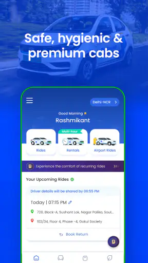 BluSmart: Safe Electric Cabs screenshot
