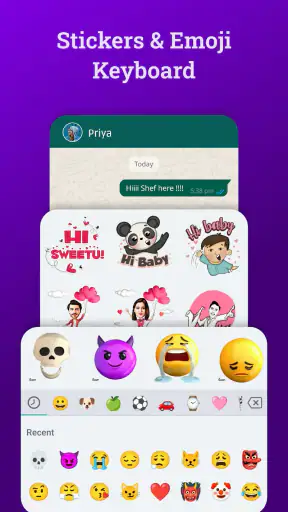 Bobble हिंदी कीबोर्ड screenshot