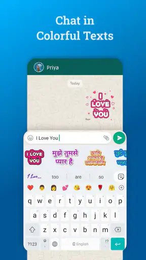 Bobble हिंदी कीबोर्ड screenshot
