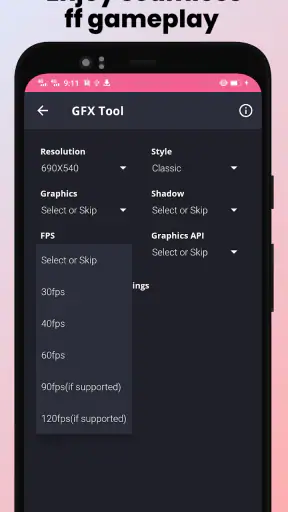 Booster GFX Fix for FFire screenshot