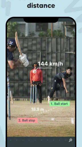 Bowling speed Meter - शुद्ध screenshot