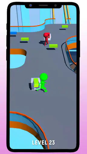 Bridge Build Runner Stair Rush screenshot