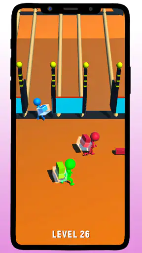 Bridge Build Runner Stair Rush screenshot