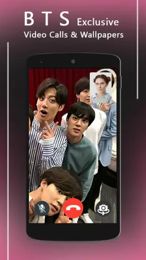 BTS LIVE - BTS Fake Video Call screenshot
