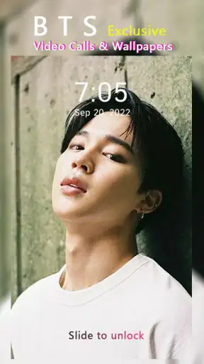 BTS LIVE - BTS Fake Video Call screenshot