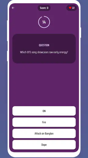 BTS Ultimate Quiz screenshot