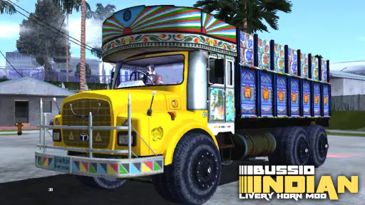 Bussid Indian Livery Horn Mod screenshot