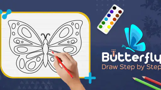 Butterfly Draw Step by Step screenshot