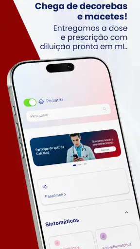 CalcMed: Plantão médico, UTI + screenshot
