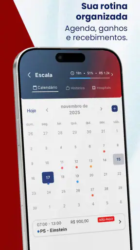 CalcMed: Plantão médico, UTI + screenshot