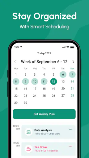 Calendar 2025 screenshot