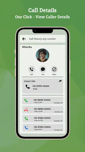 Call History of Any Number screenshot