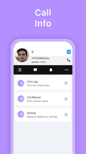 Call Log Delete-Backup Restore screenshot