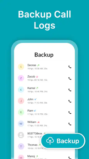Call Log Delete-Backup Restore screenshot
