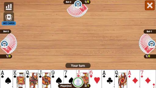 Callbreak Overcall Game screenshot