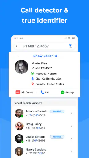 Show Caller ID Name & Location screenshot