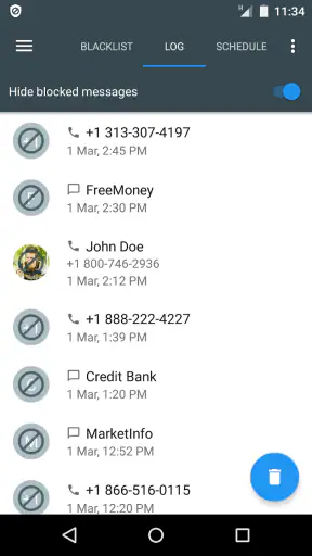 Calls Blacklist - Call Blocker screenshot