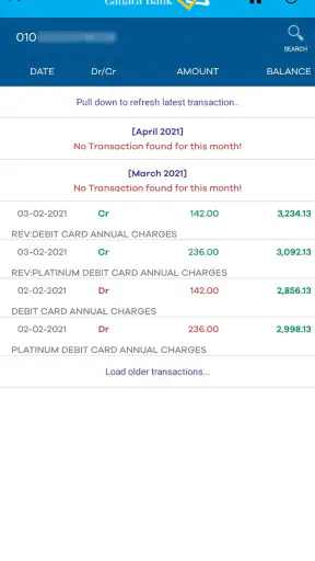 Canara e-Passbook screenshot