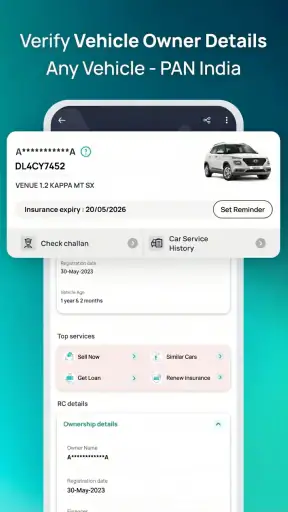 CarInfo - आरटीओ वाहन सूचना ऐप screenshot
