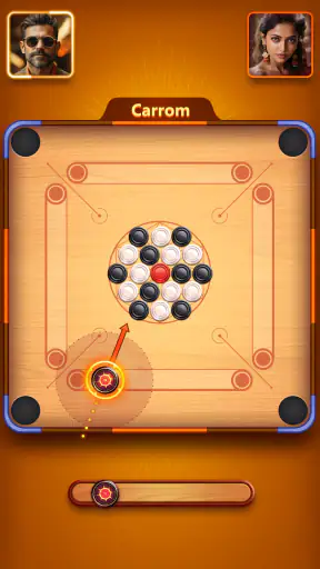 Carrom Go-Disc Board Game screenshot