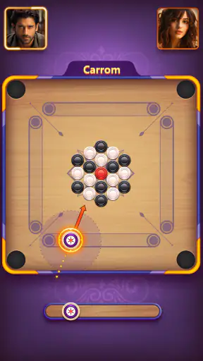 Carrom Go-Disc Board Game screenshot