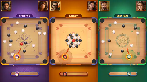 Carrom Go-Disc Board Game screenshot