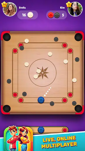 Carrom Master - Online Carrom screenshot