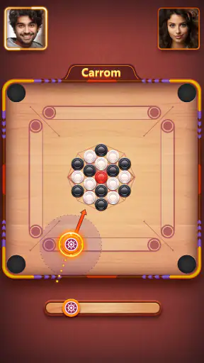 Carrom Plus-Disc Board Game screenshot