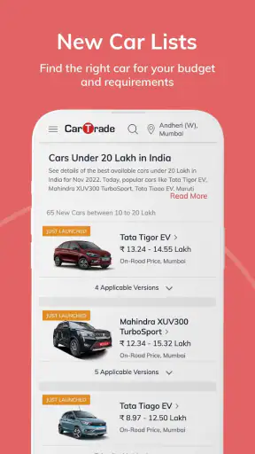 CarTrade - New Cars, Used Cars screenshot