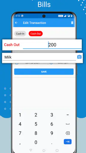 Cash Book- expense manager screenshot