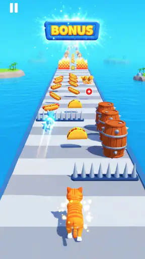 Cat Runner Evolution screenshot