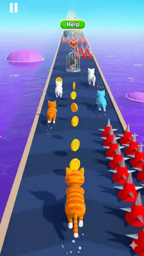 Cat Runner Evolution screenshot