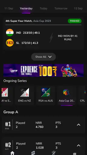 CBTF SpeedNews-CricketLiveLine screenshot